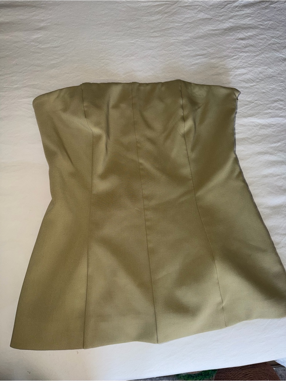 Strapless Olive Green Women’s top